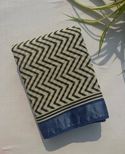Royal Chevron Saree