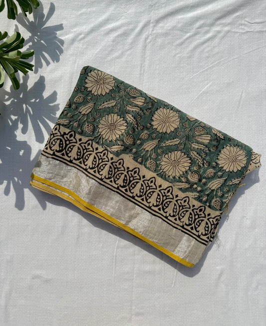 Moss Floral  Saree