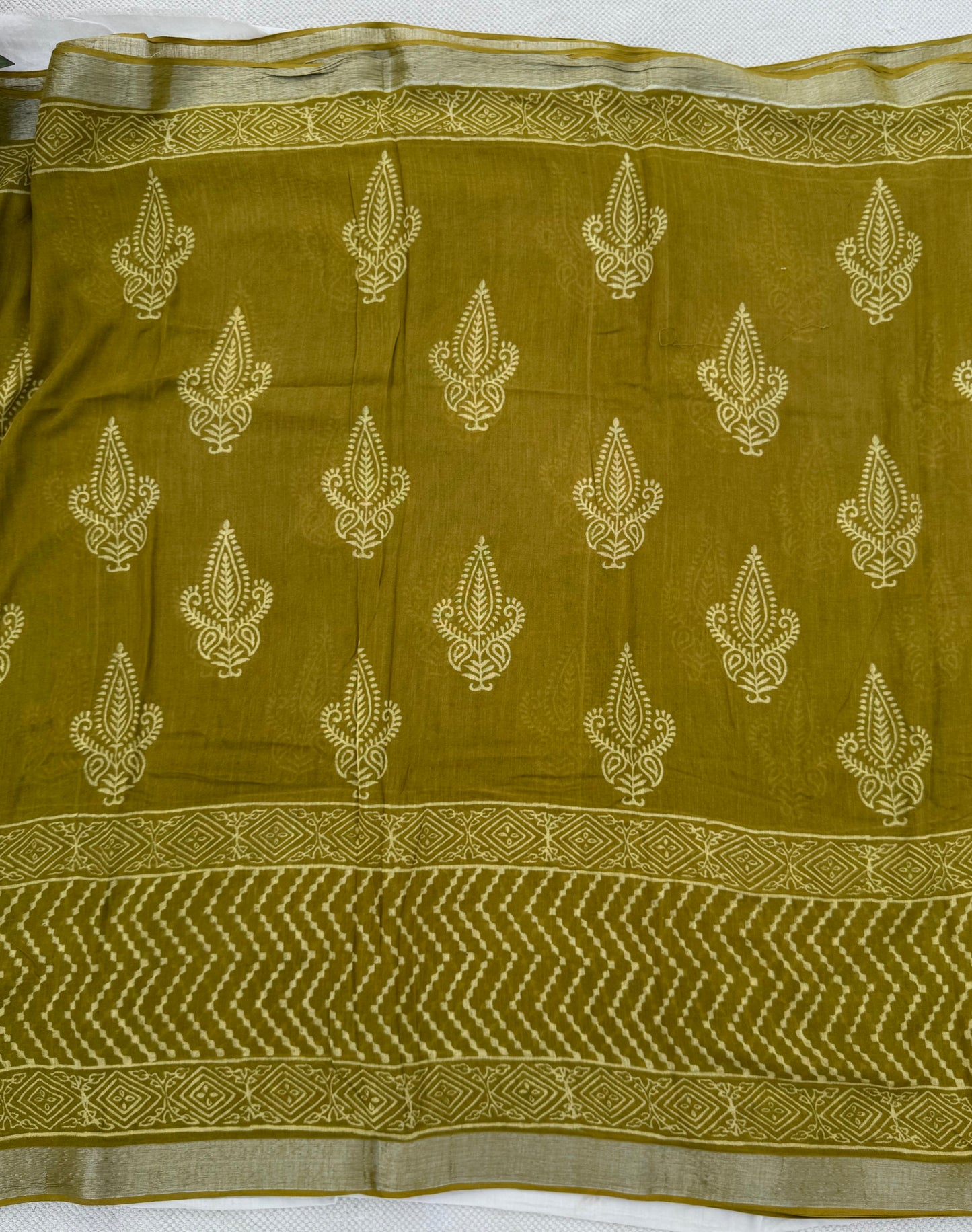Rustic Gold Saree