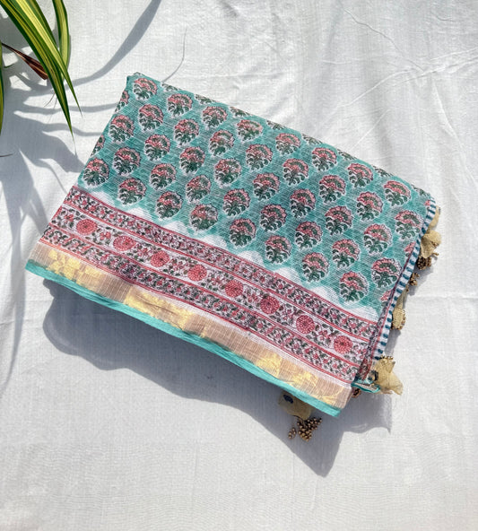 Mint Aura Saree