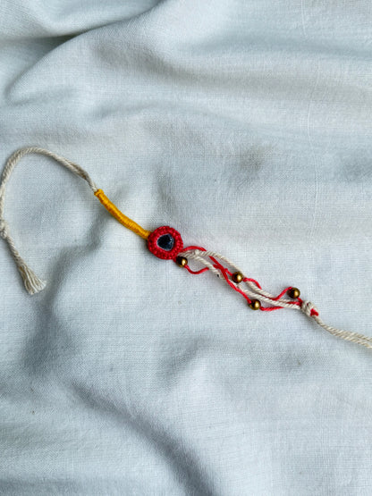 Yellow Mirror Rakhi