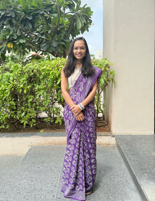 Grape Jelly Saree