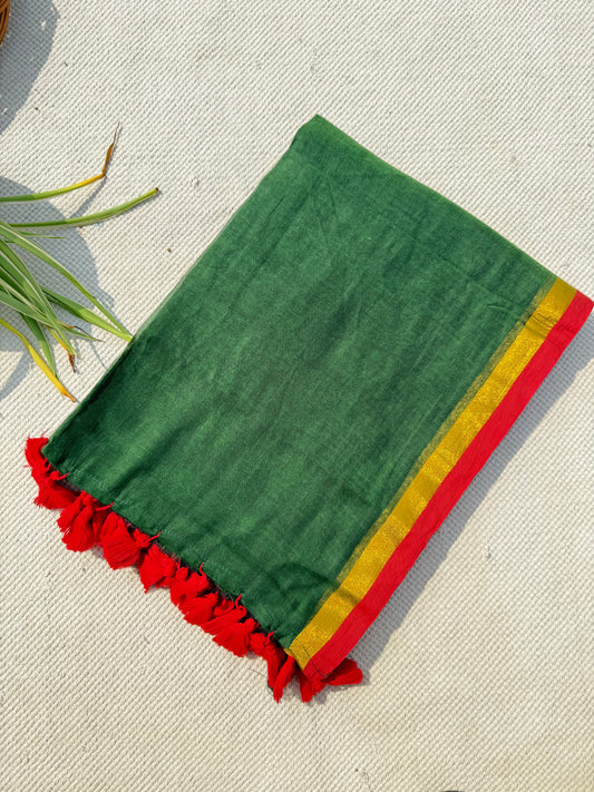 Forest Border Saree