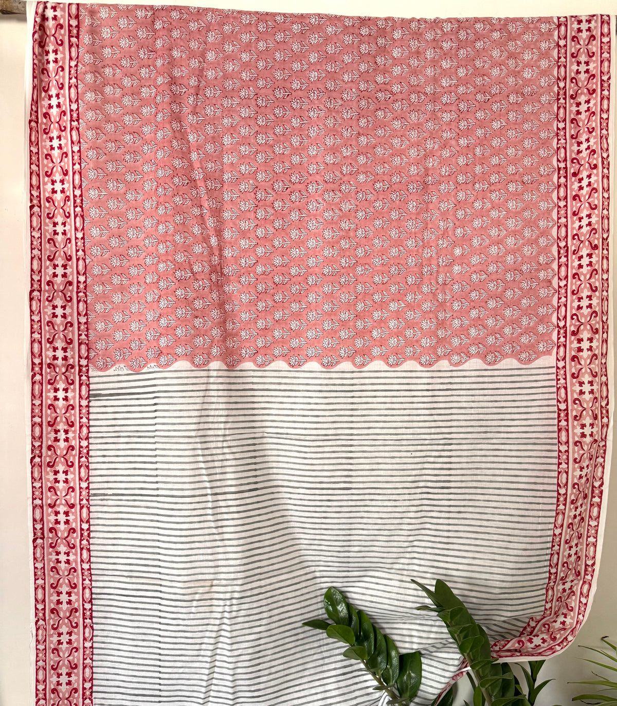 Peach Love Saree