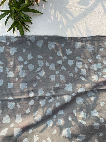 Grey Wave Saree