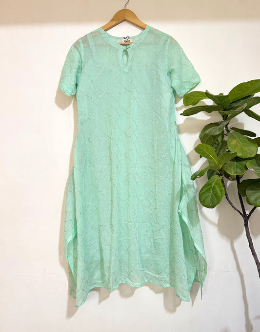 Mint Zari Kurta