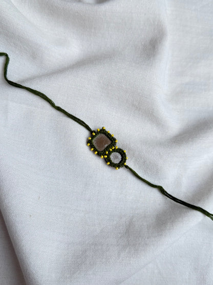 Leafy Mirror Rakhi