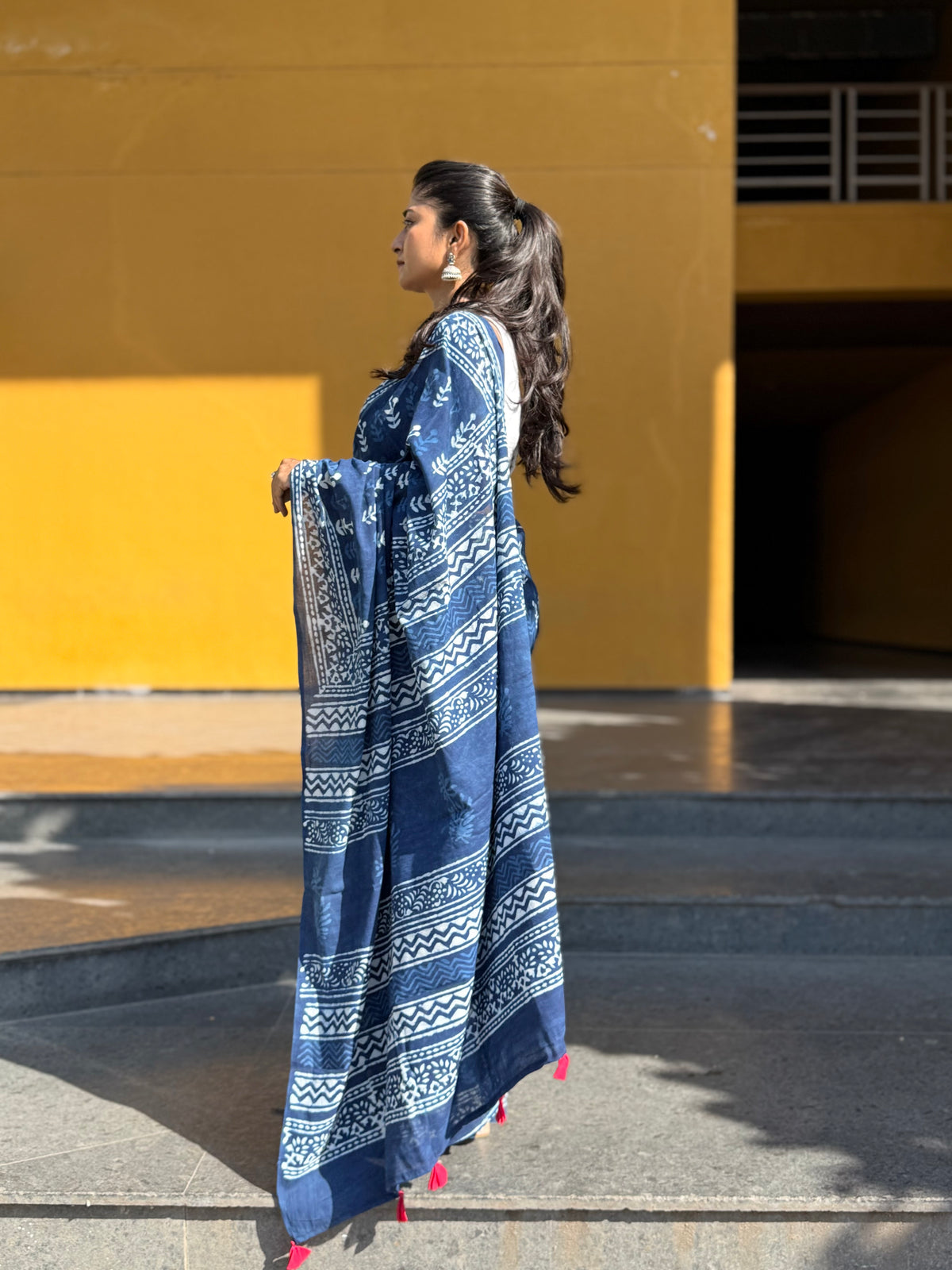 Dual Fern Saree