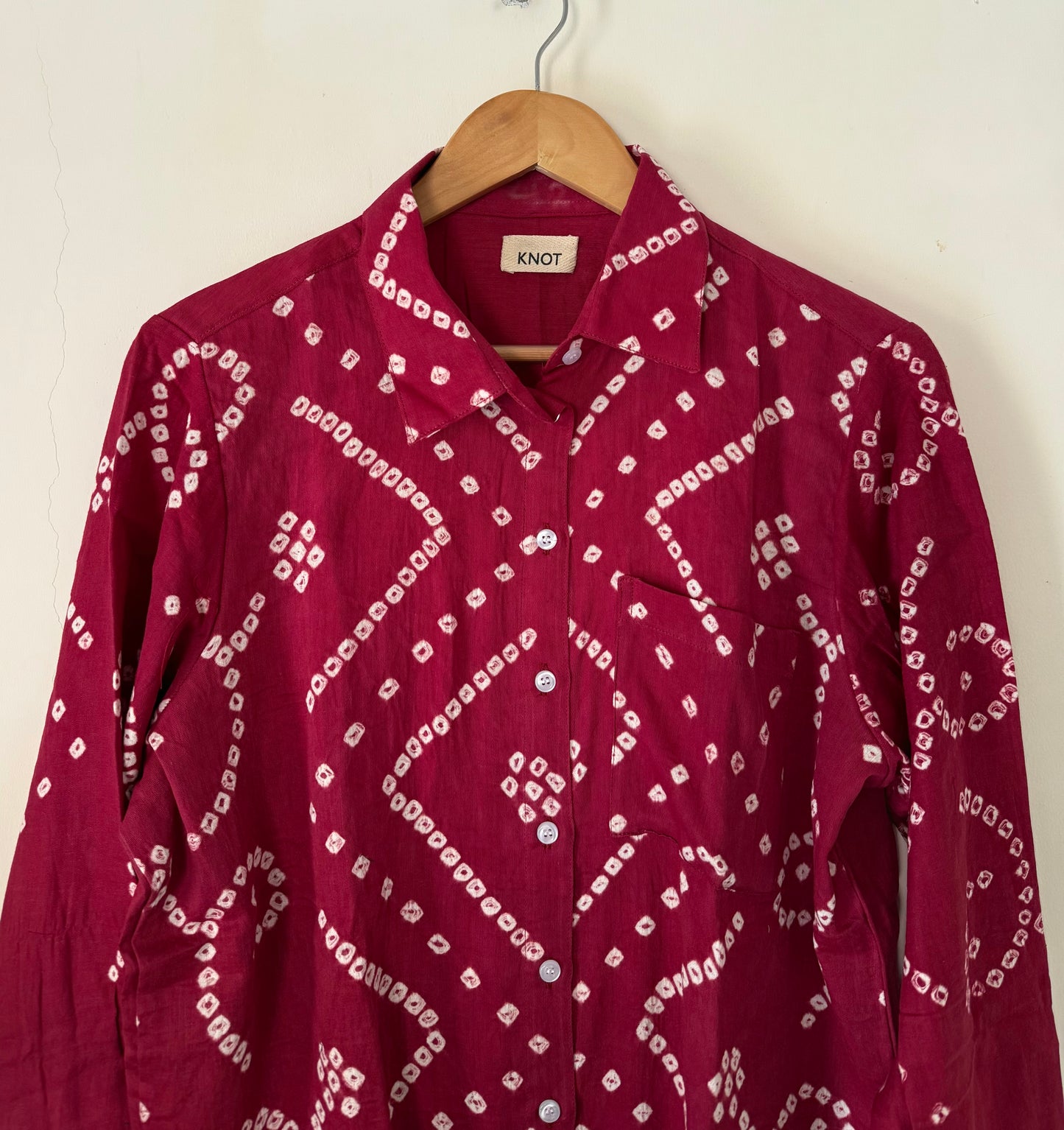 Cherry Bandhani Shirt