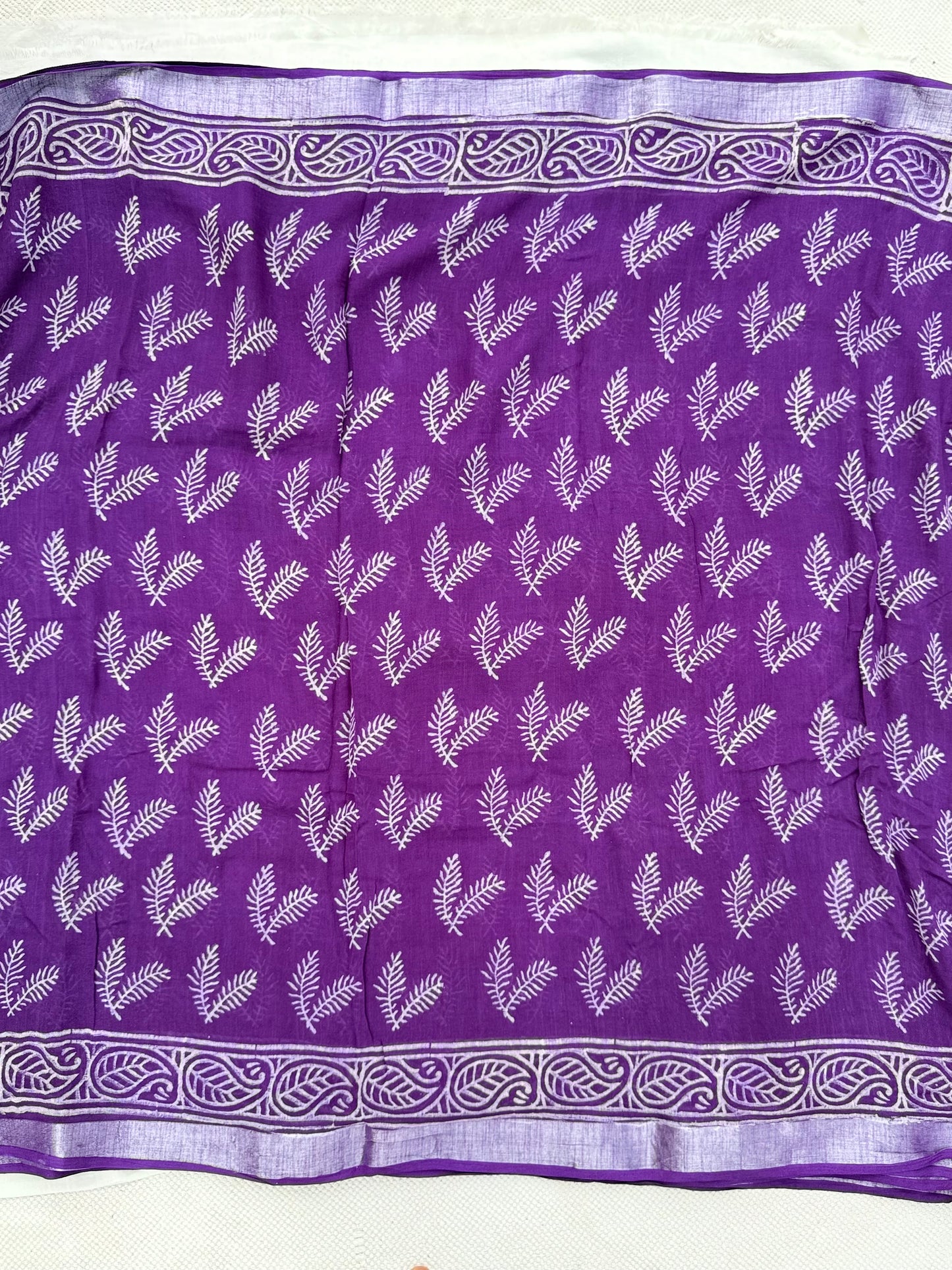 Royal Fern Saree