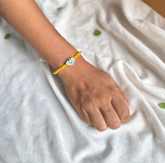 Aqua Lotus Rakhi