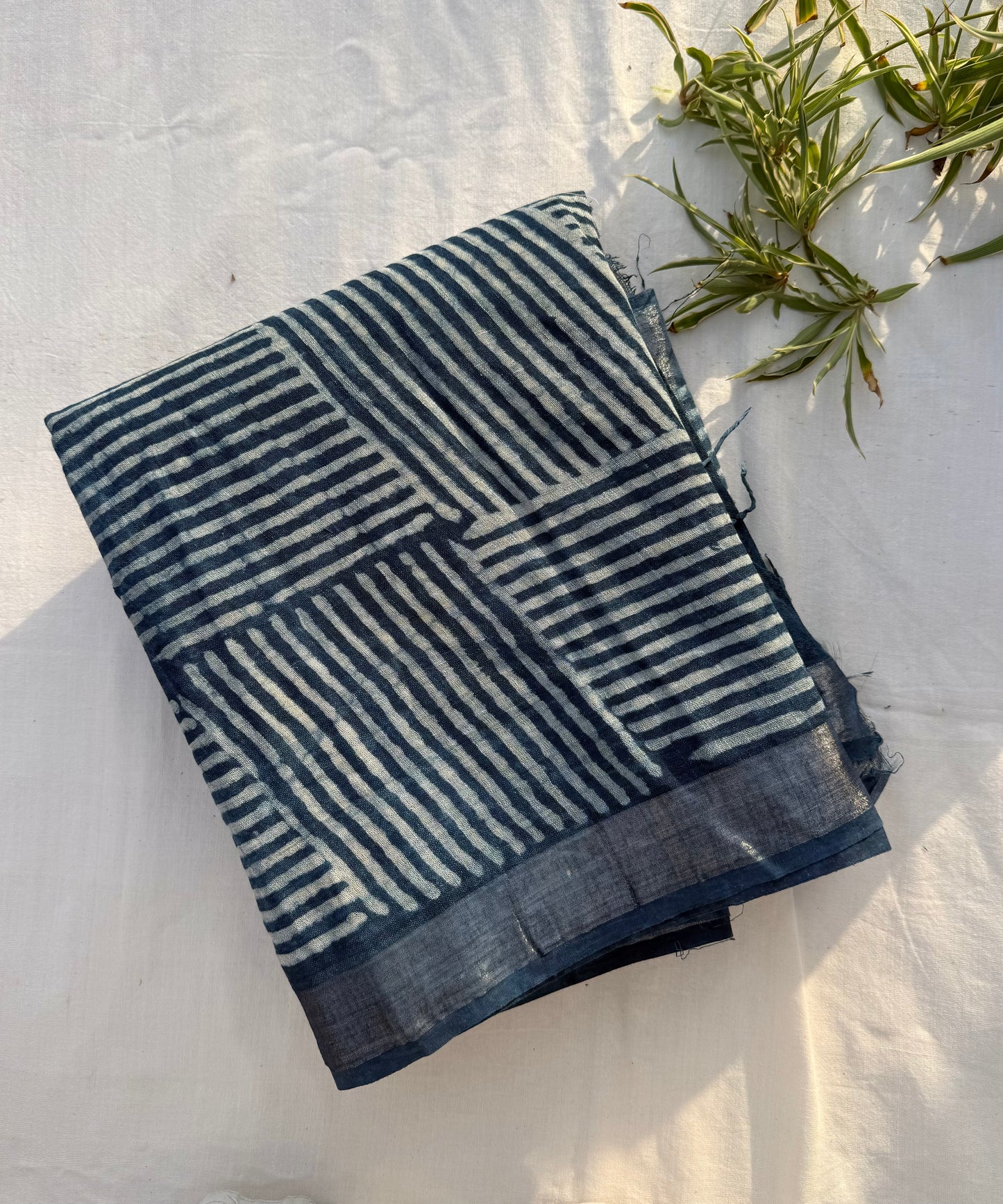 Indigo Whisper Saree