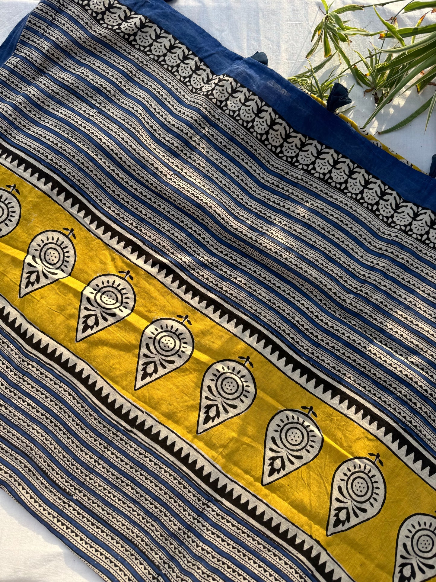 Golden Fern Saree