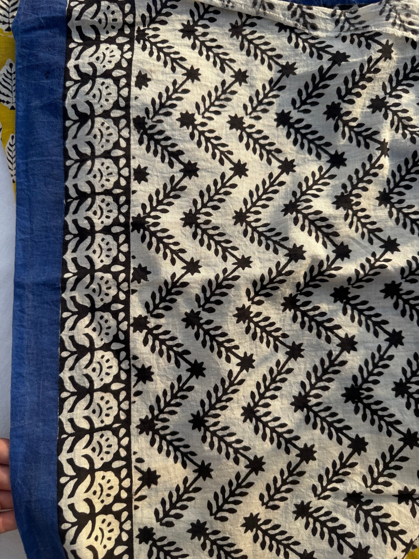 Golden Fern Saree