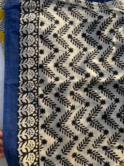Golden Fern Saree