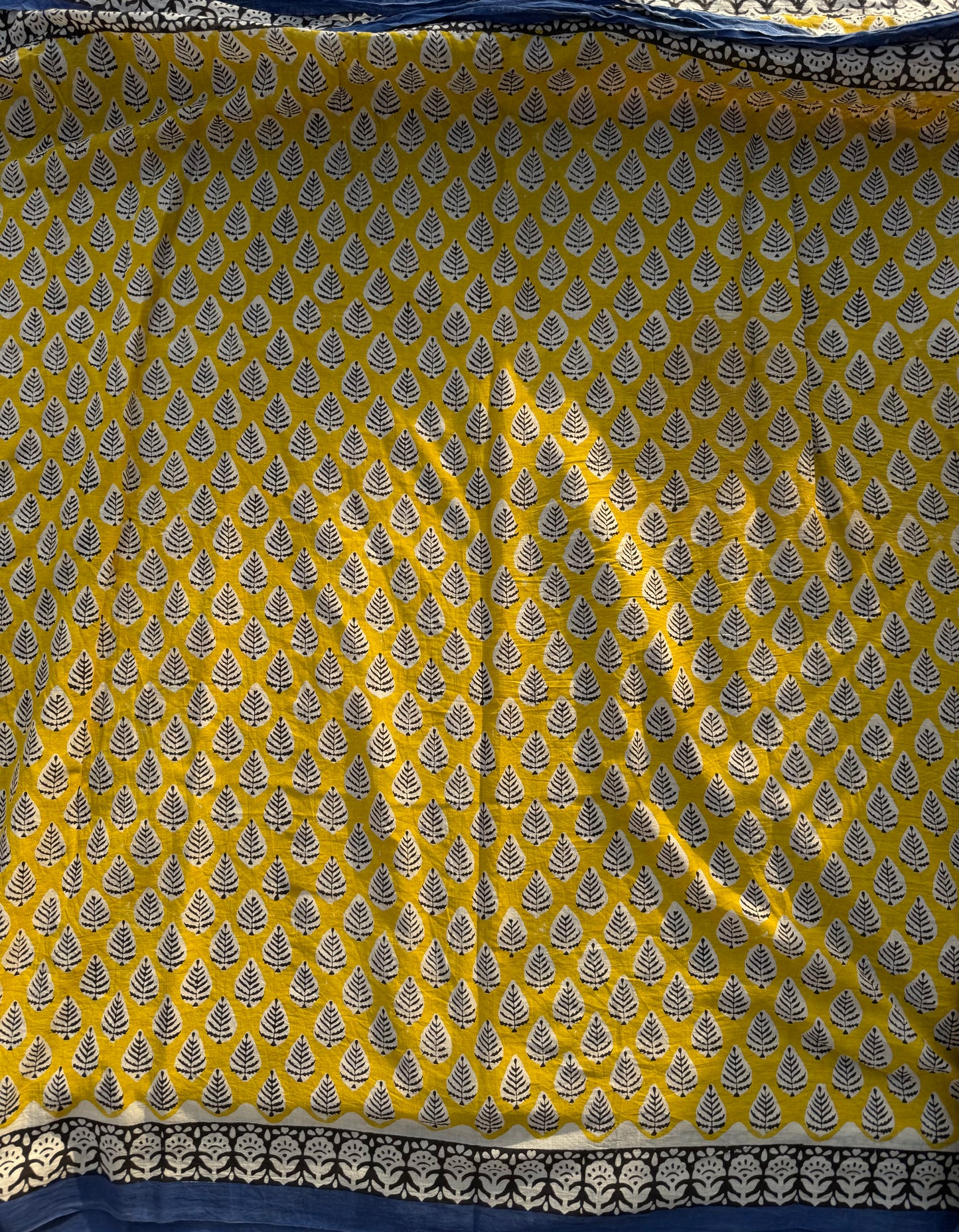 Golden Fern Saree