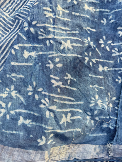 Indigo Whisper Saree