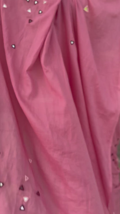 Flamingo Saree
